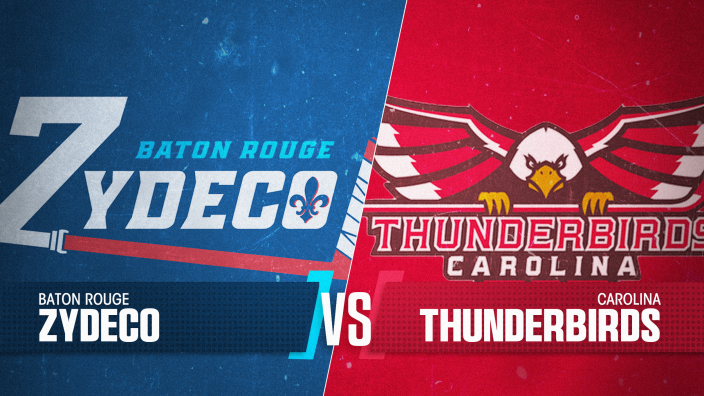 Baton Rouge Zydeco vs Carolina Thunderbirds